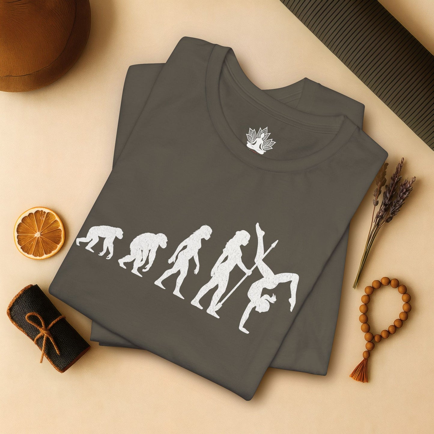Yoga Evolution – From Primate to Asana Tee