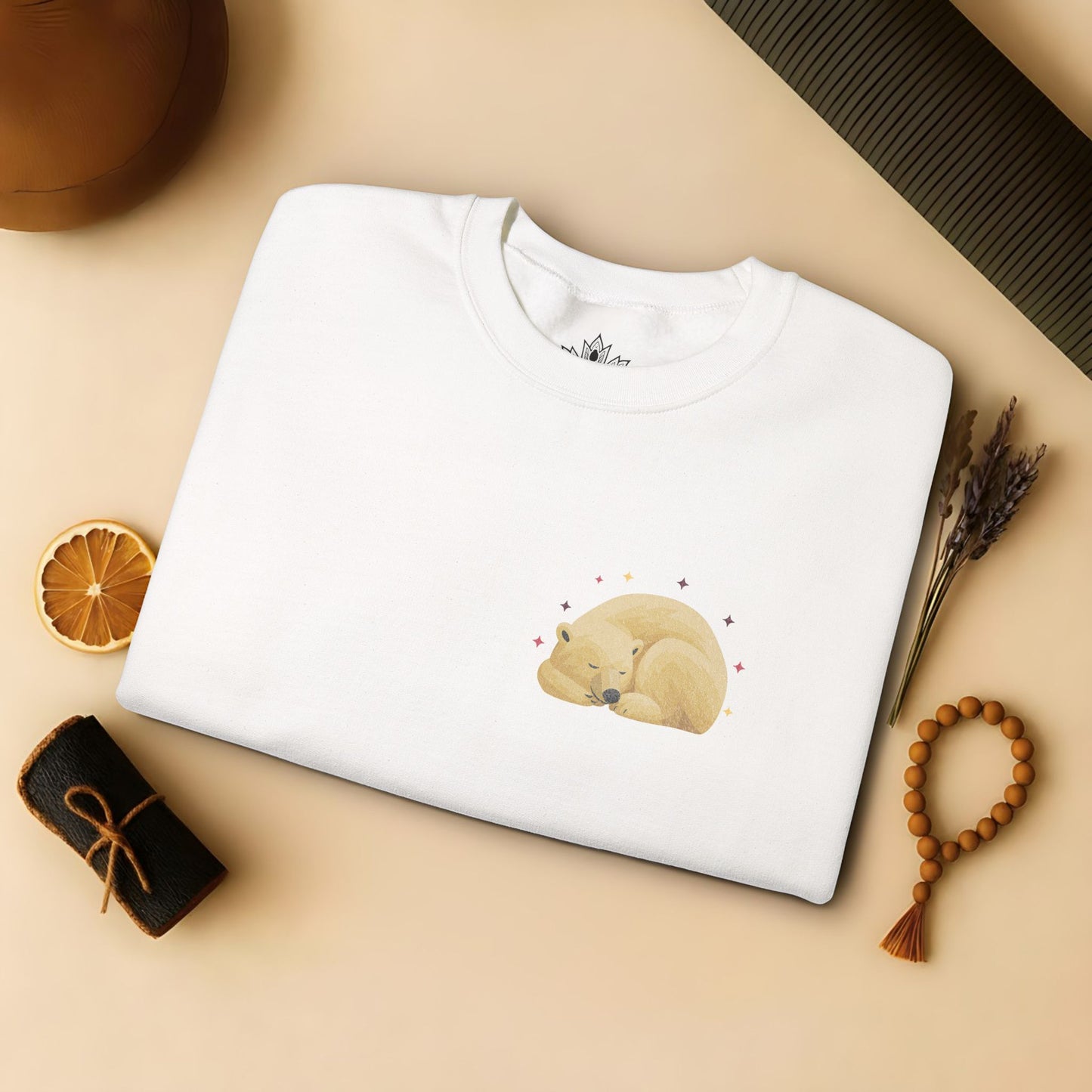 Namastay Cozy - Vintage Polar Bear Sweatshirt