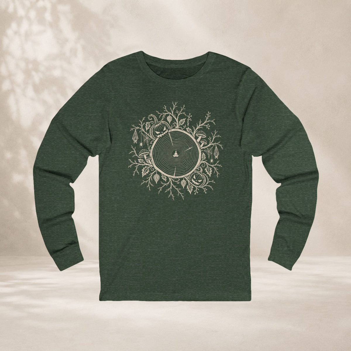 The Quiet Center: Haunted Woods Halloween Edition Long Sleeve Tee