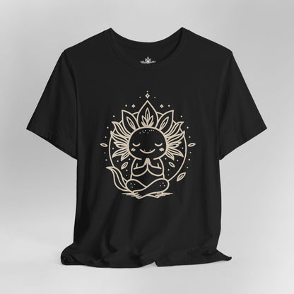 Meditating Axolotl – Yoga Meditation Tee