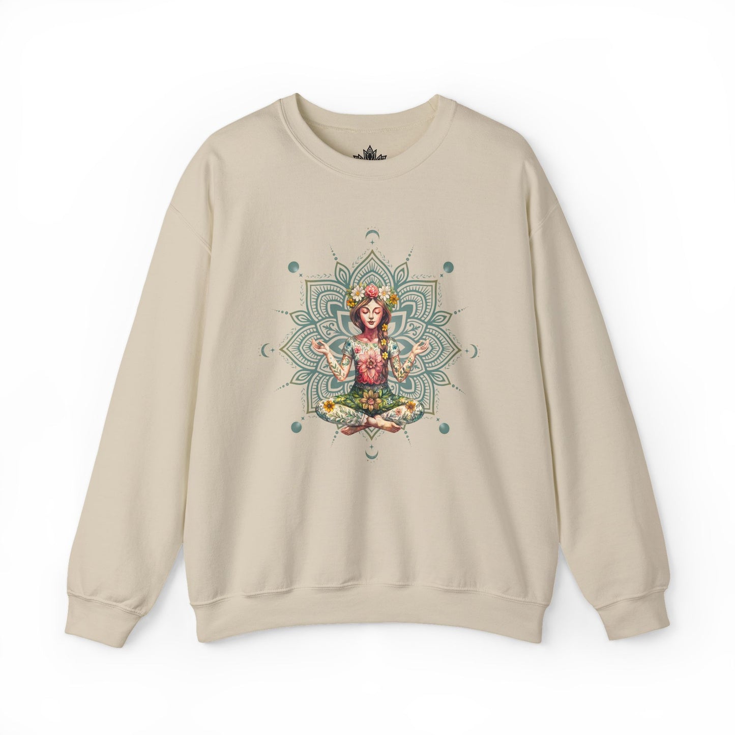 Boho Floral Mandala Sweatshirt