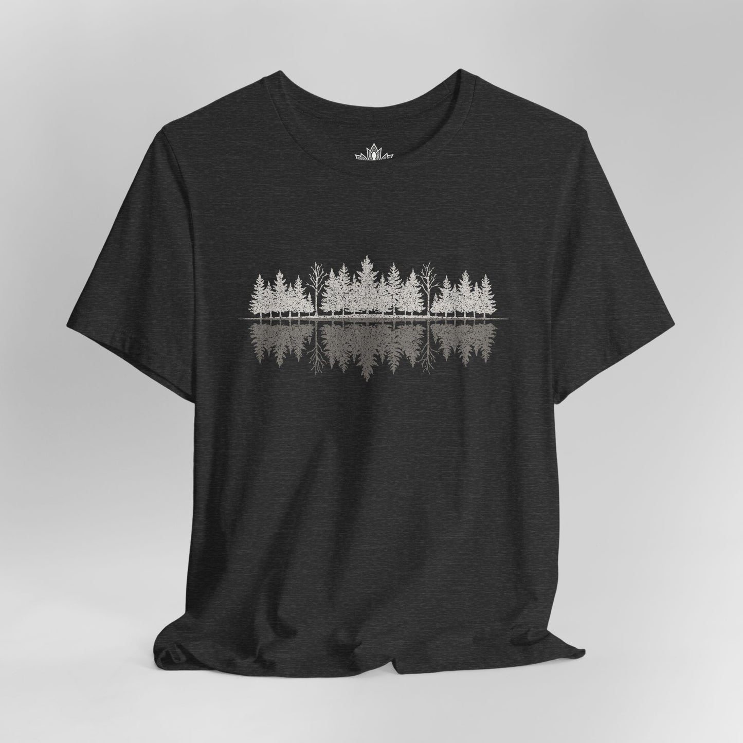 Mindful Forest – Reflection Nature Yoga Men Tee