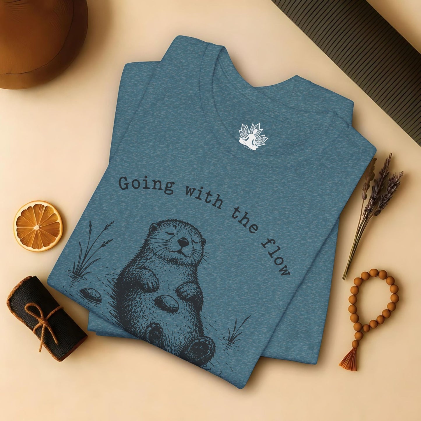 Going With The Flow Otter Tee