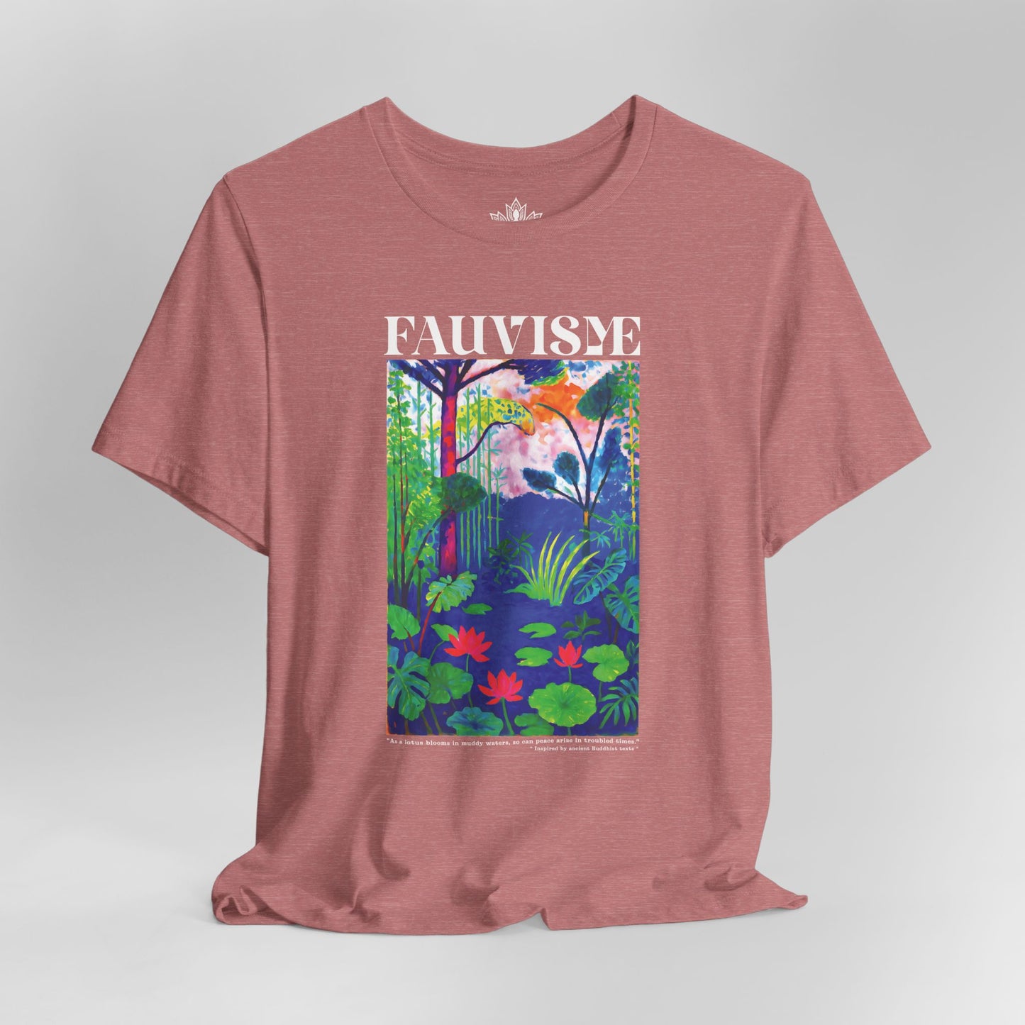 Peace in the Chaos – Fauvisme Lotus Tee