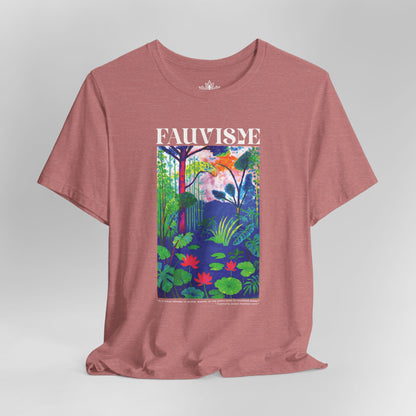Peace in the Chaos – Fauvisme Lotus Tee