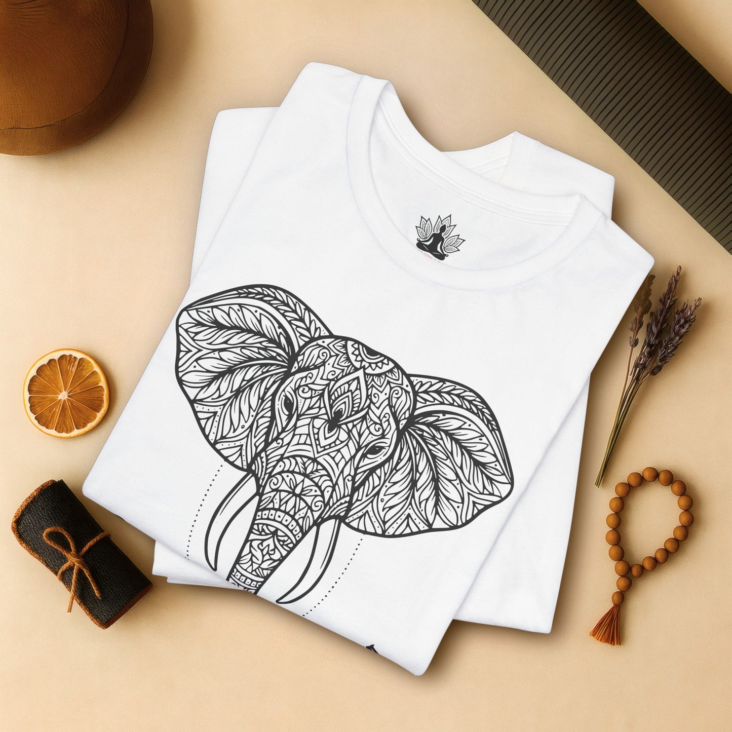 Elephant Mandala Art – Choose Wisdom Tee