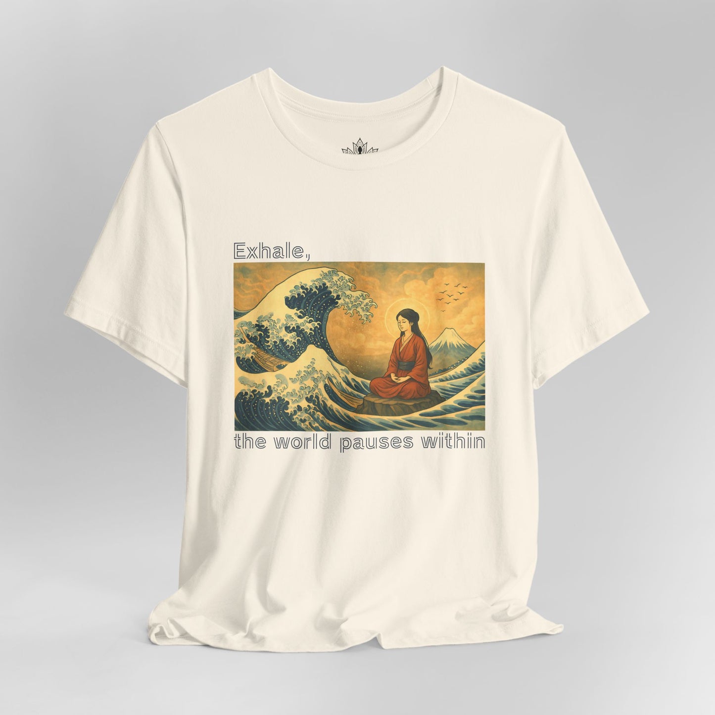 Exhale – Mindful Japanese Wave Men Tee