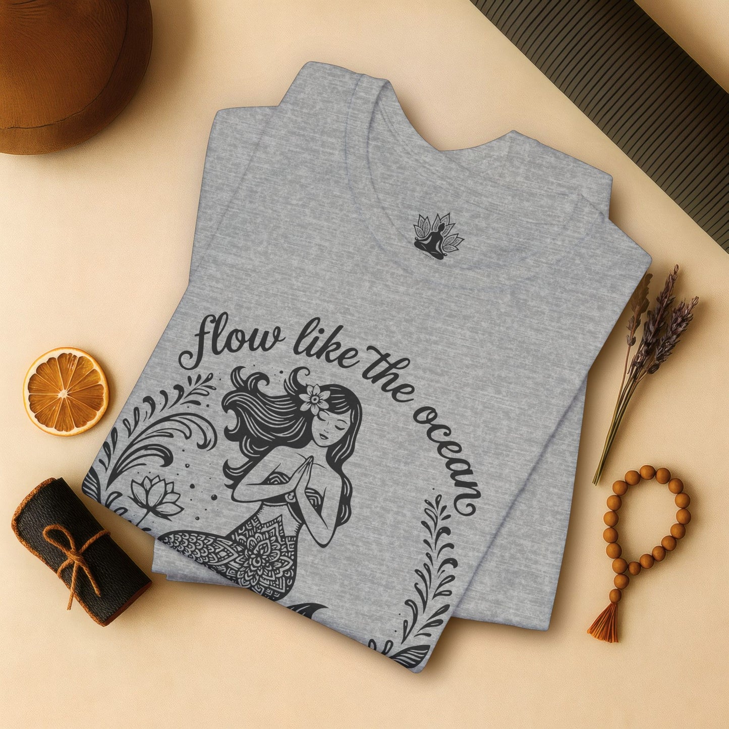 Mermaid Flow Like The Ocean Tee