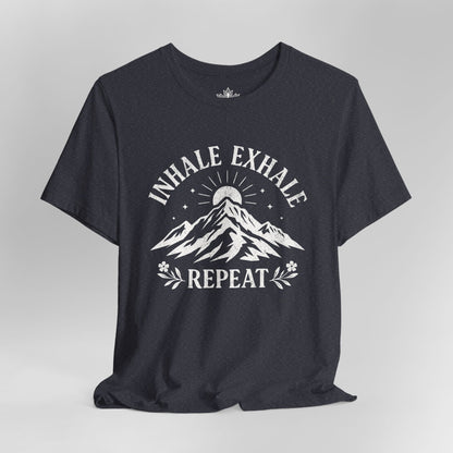 Inhale Exhale Repeat - Mountain Peace Men Tee