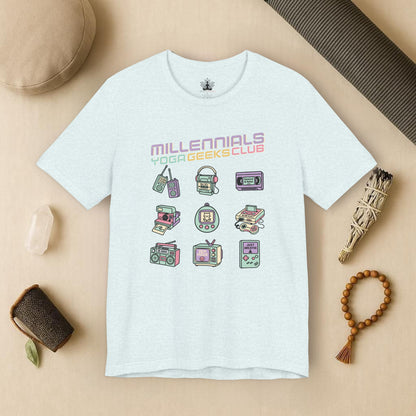 Yoga Geeks – Retro Millennials Tee