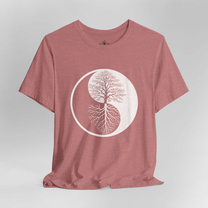 Yin Yang Tree of Balance - Spiritual Nature Tee