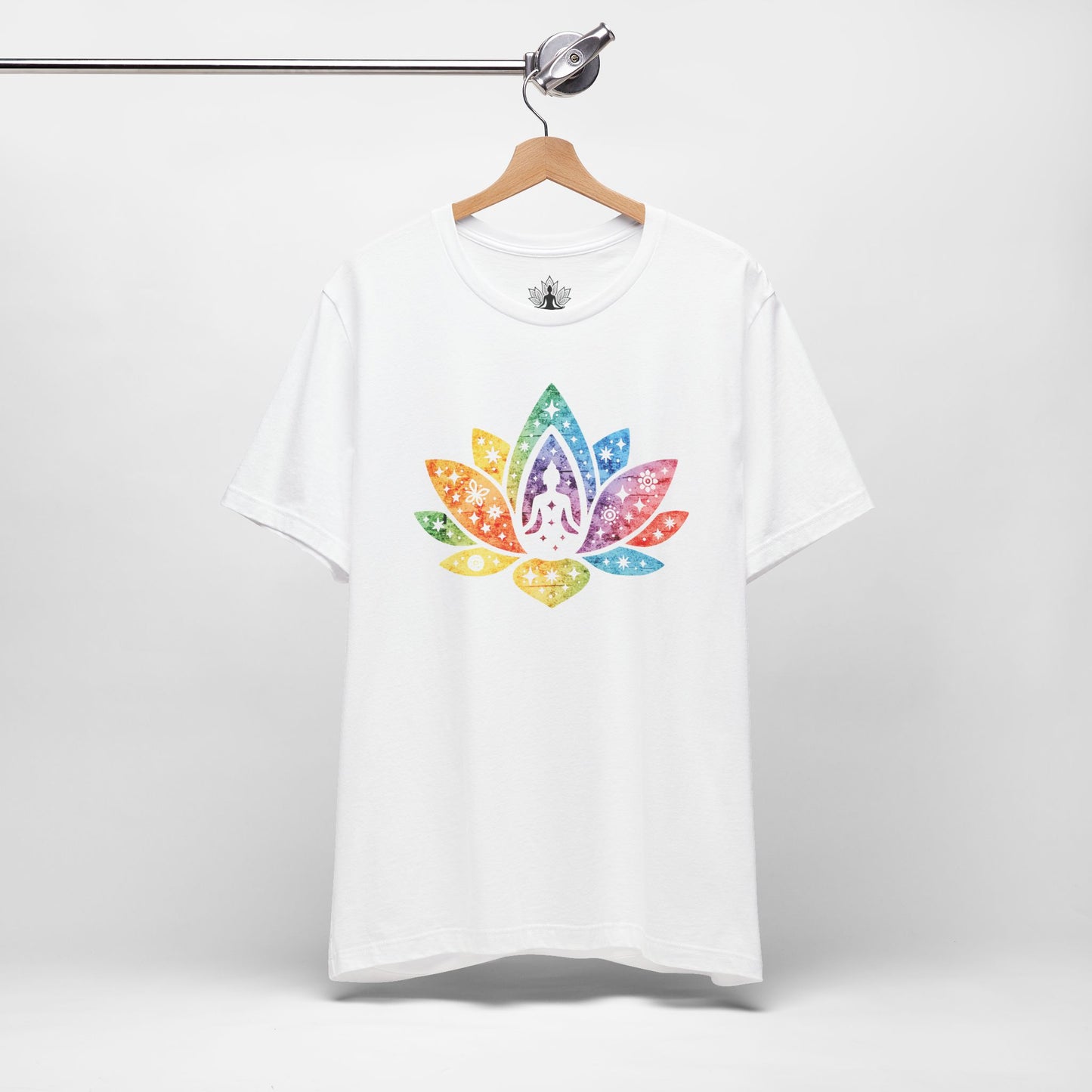 Lotus Pride – Cosmic Rainbow Men Tee
