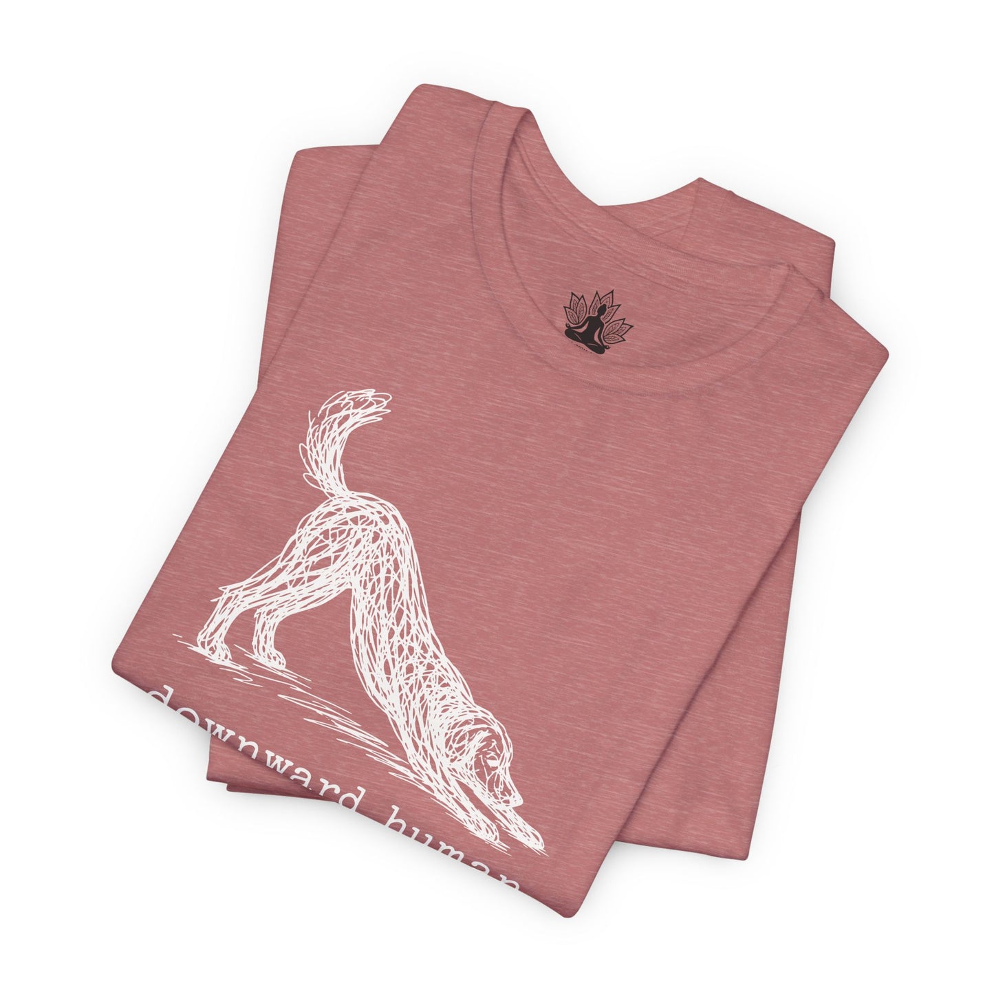 Line Art Downward Human Men Tee