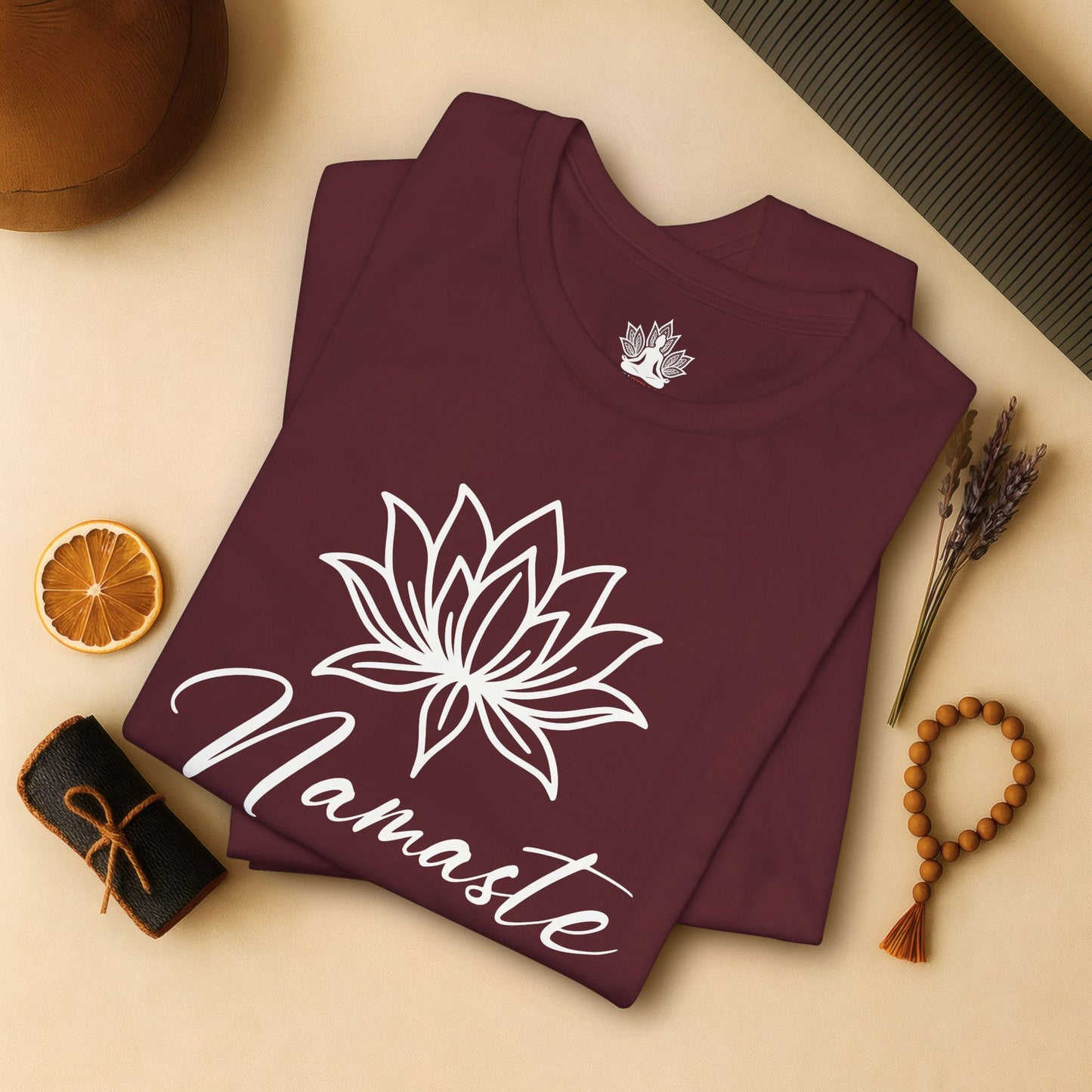 Namaste Lotus Tee