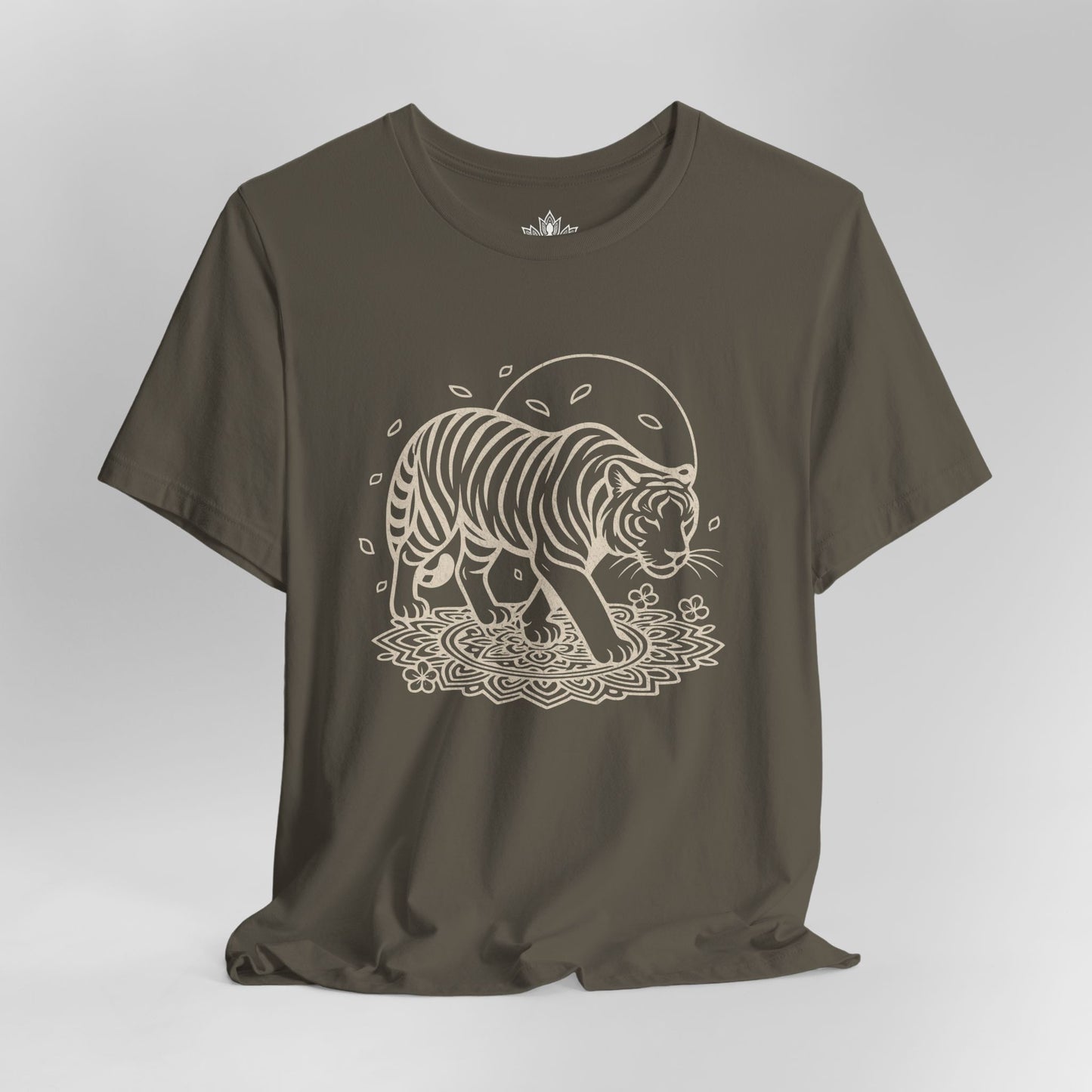 Peaceful Tiger – Mandala Flow Tee
