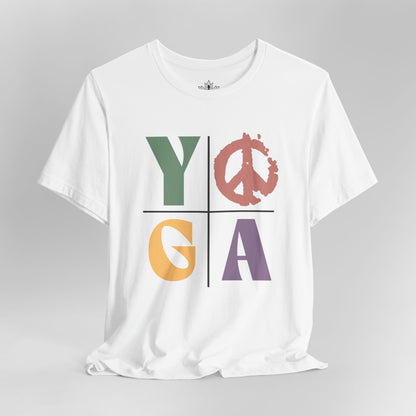 Bold Yoga – Modern Grid Tee