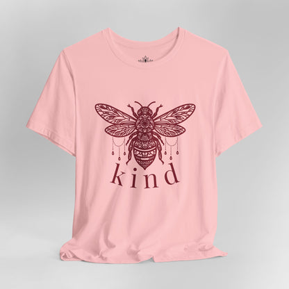Bee Kind Mandala – Mindful Boho Yoga Tee