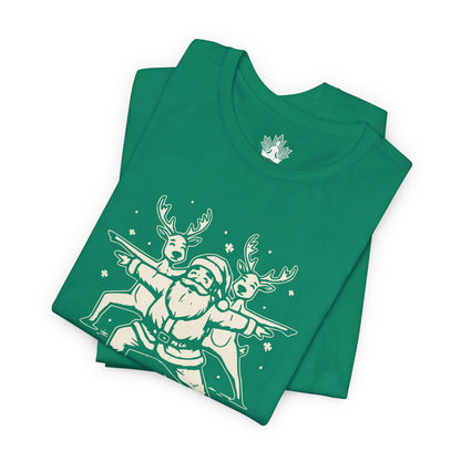 Let It Flow Santa Tee