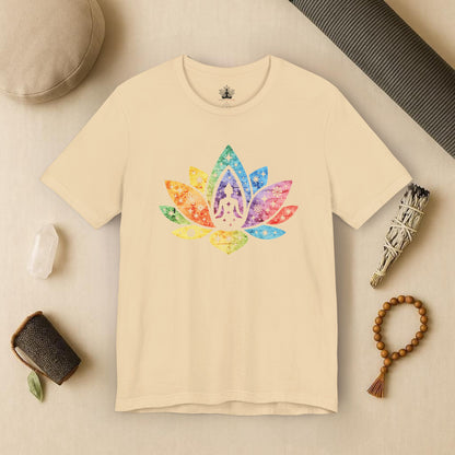 Lotus Pride – Cosmic Rainbow Tee