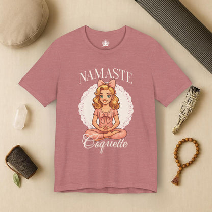 Namaste Coquette – Cute Yoga Tee