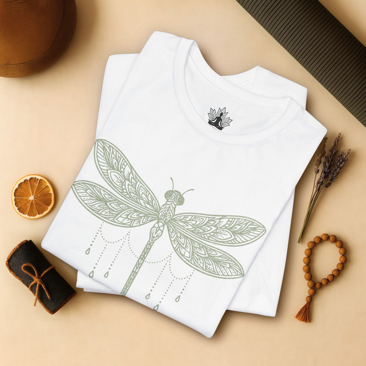 Mandala Dragonfly - Serenity Tee
