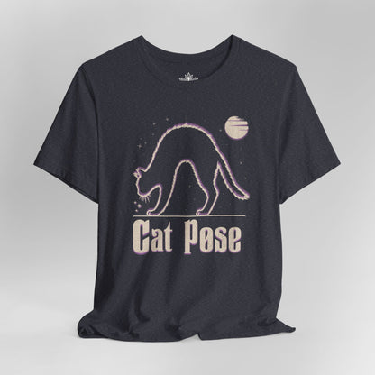 Cat Pose – Cosmic Stretch Tee