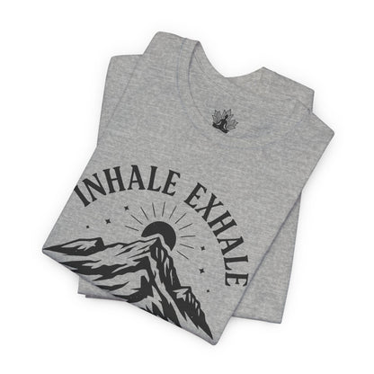 Inhale Exhale Repeat - Mountain Peace Men Tee