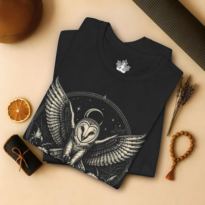 Mandala Owl Halloween Tee