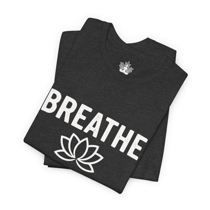 Breathe Lotus – Minimalist Yoga Class Men Tee