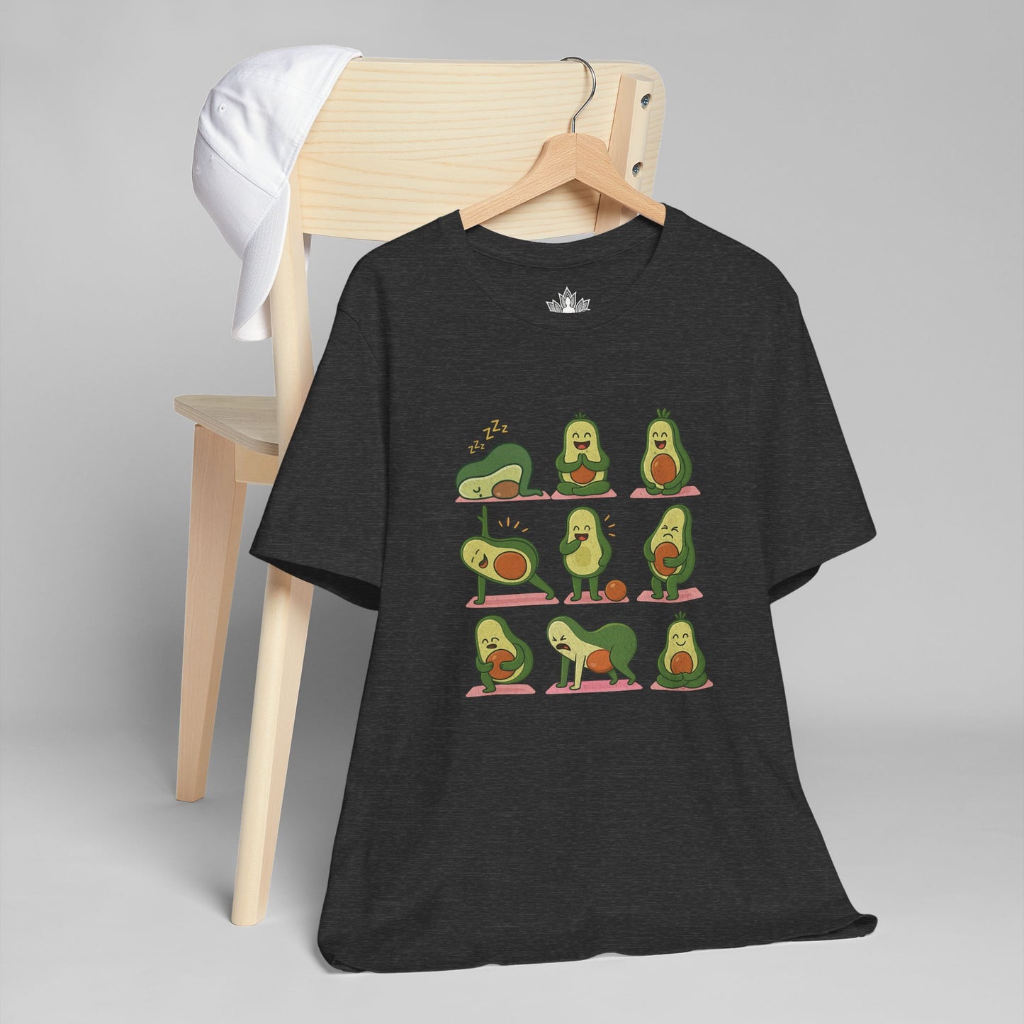Avocado Yoga Poses - Funny Wellness Men Tee