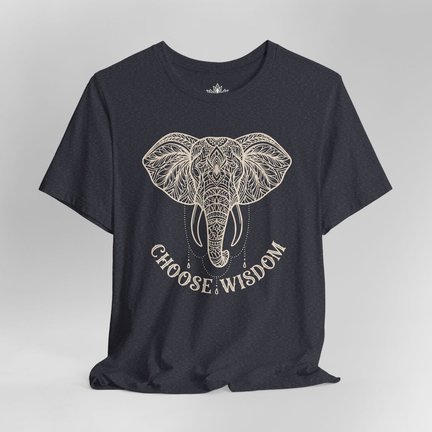 Elephant Mandala Art – Choose Wisdom Tee