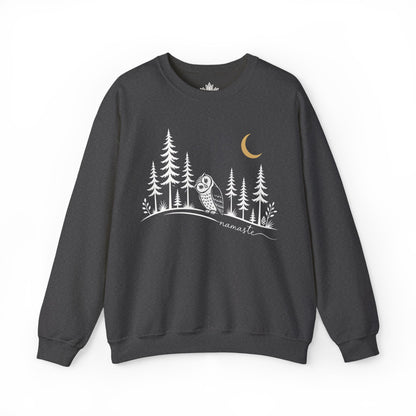 Namaste Forest Owl Sweatshirt