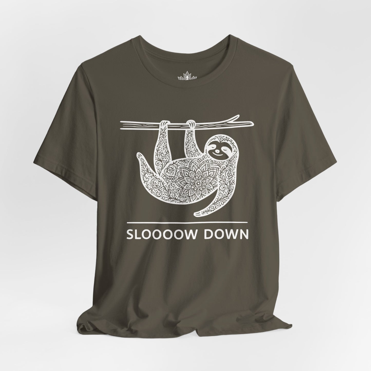 Sloooow Down – Mindful Sloth Tee