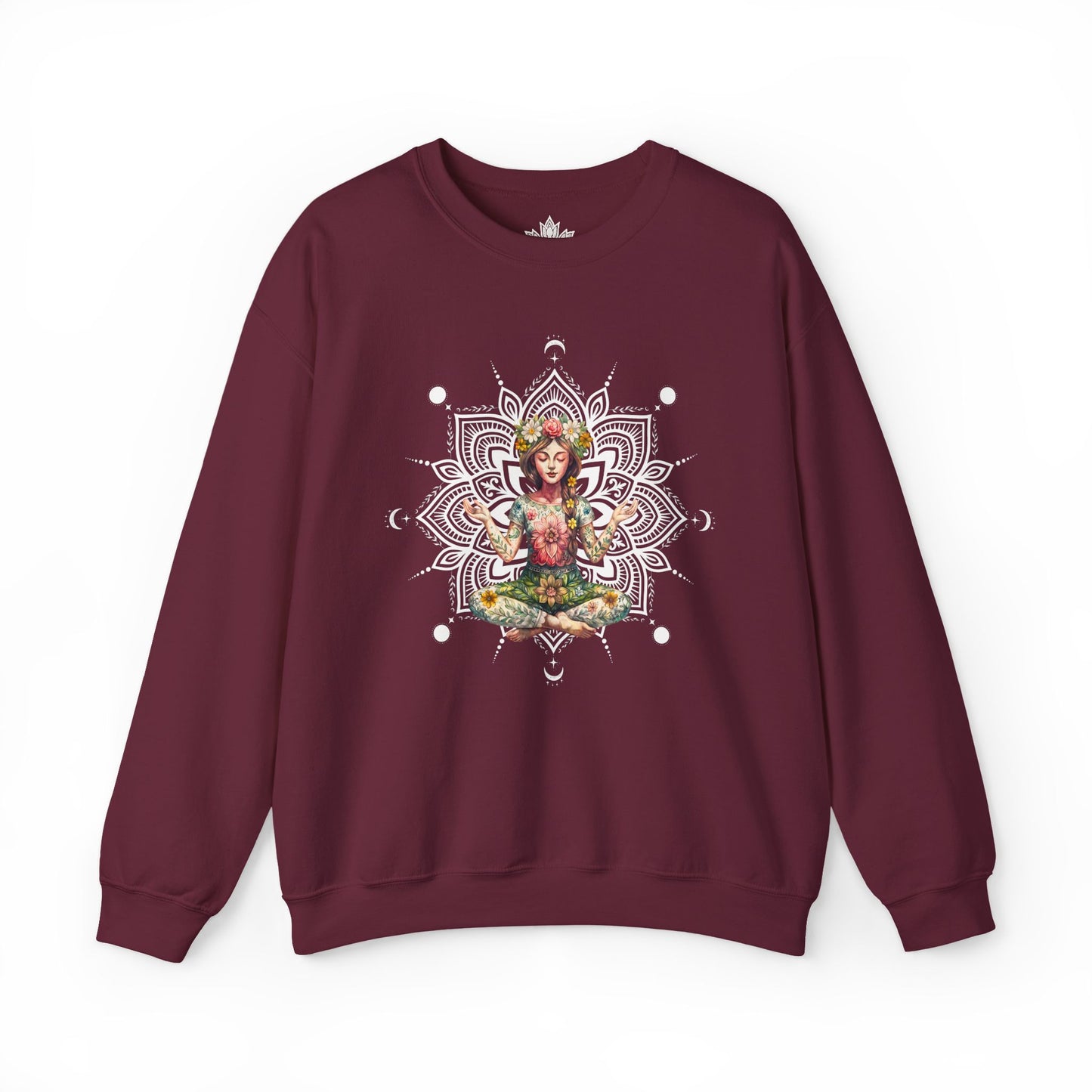 Boho Floral Mandala Sweatshirt