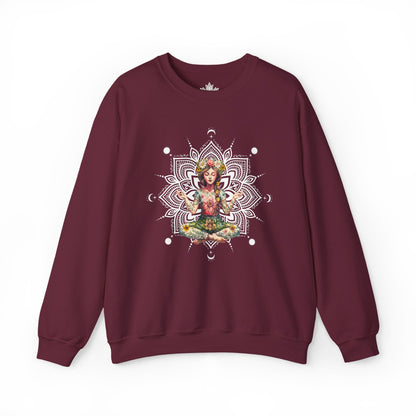 Boho Floral Mandala Sweatshirt