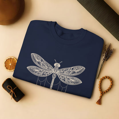 Mandala Dragonfly - Serenity Sweatshirt