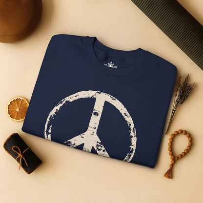 Vintage Peace Symbol Sweatshirt