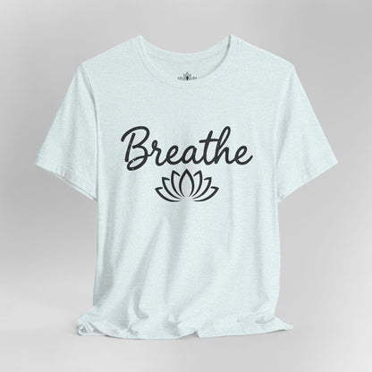 Breathe Lotus - Minimalist Yoga Class Tee