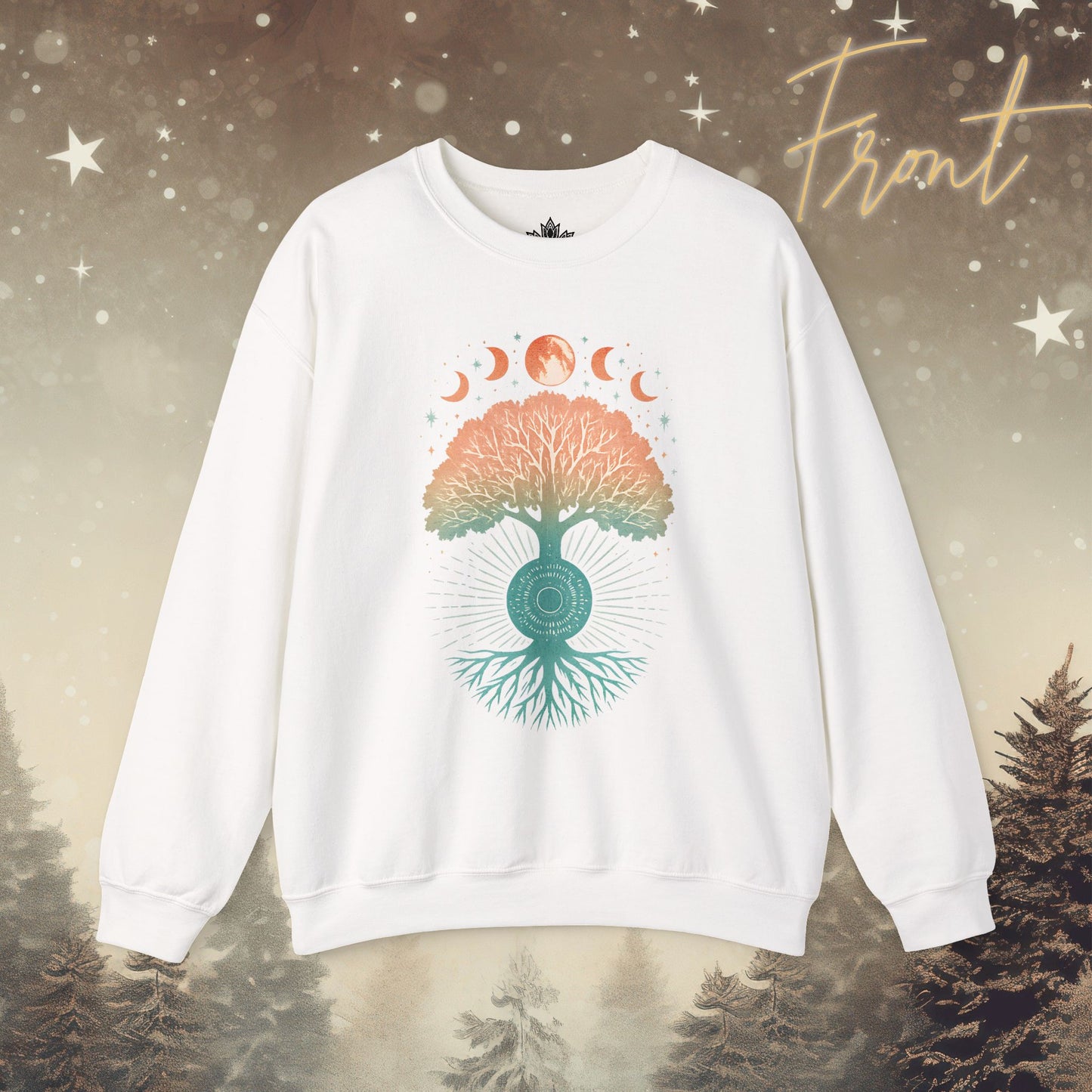 Mystical Tree of Life - Mandala Roots Sweatshirt