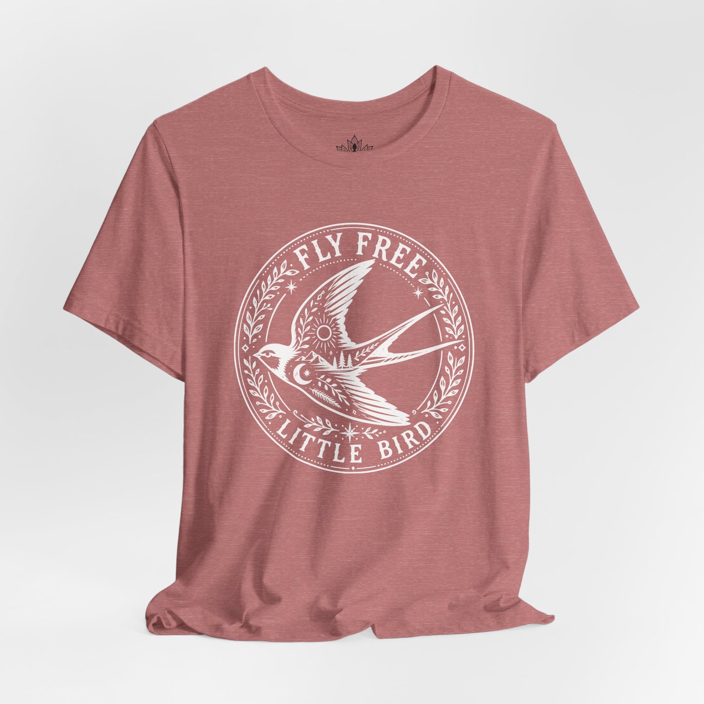 Fly Free, Little Bird Badge Tee