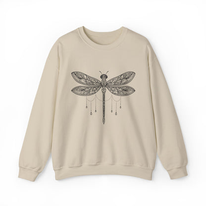 Sweat-shirt Mandala Libellule - Sérénité
