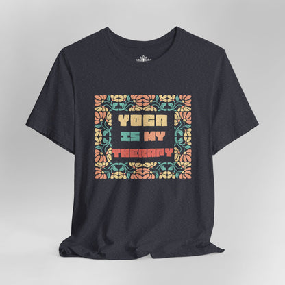 Yoga Is My Therapy – Floral Frame Tee