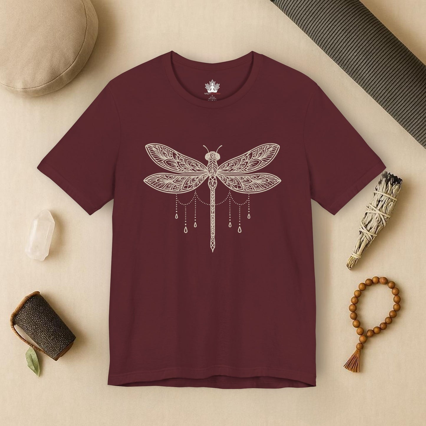Mandala Dragonfly - Serenity Tee
