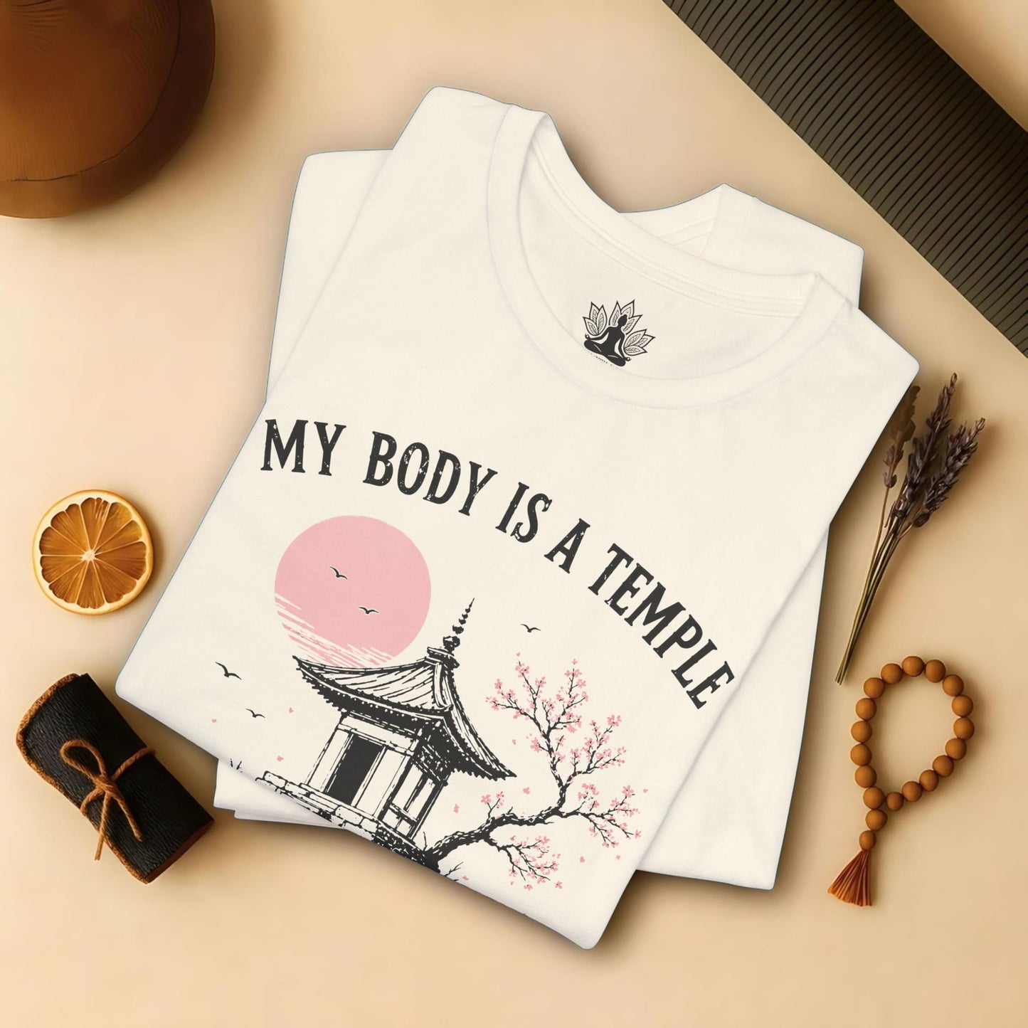 My Body Is A Temple: Ancient, Crambling, Still Sacred Tee