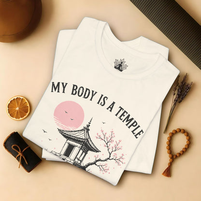 My Body Is A Temple: Ancient, Crambling, Still Sacred Tee