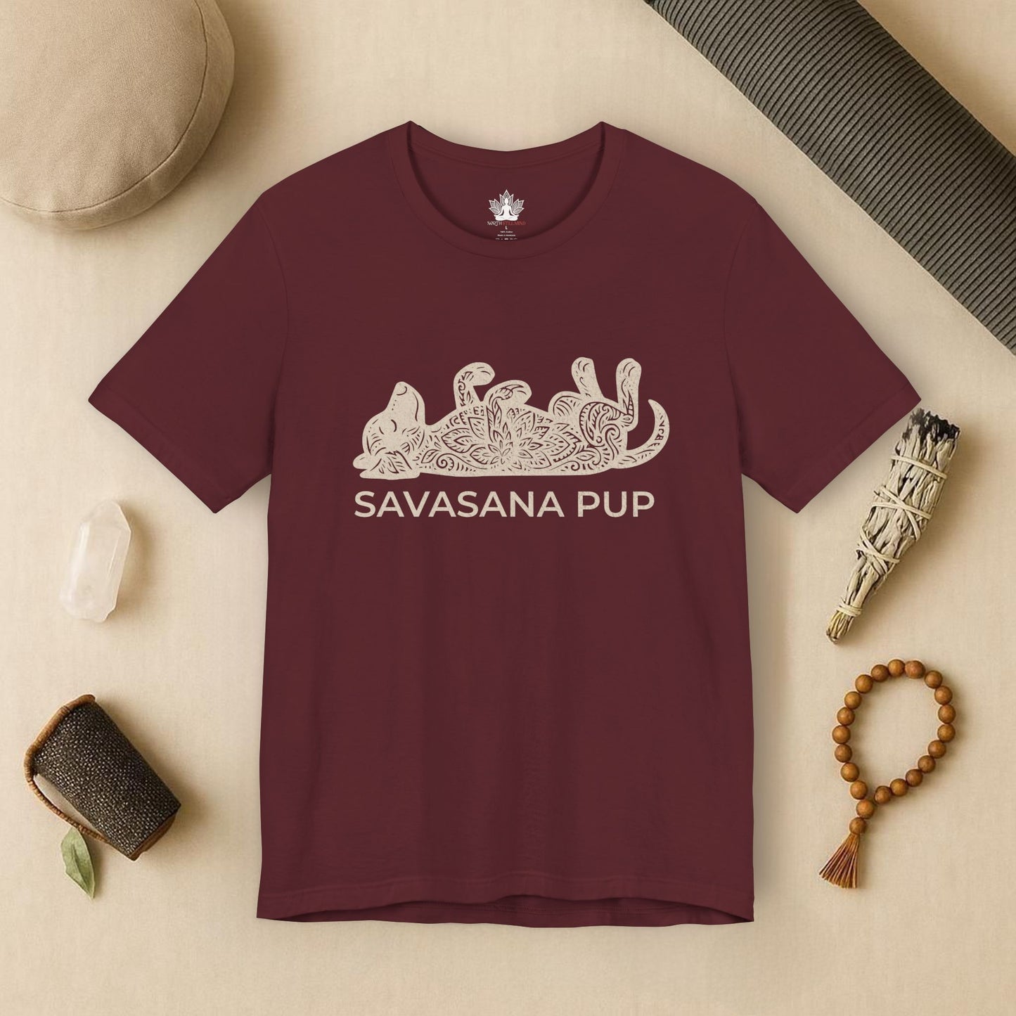 Chill Mandala Dog - Savasana Pup Tee