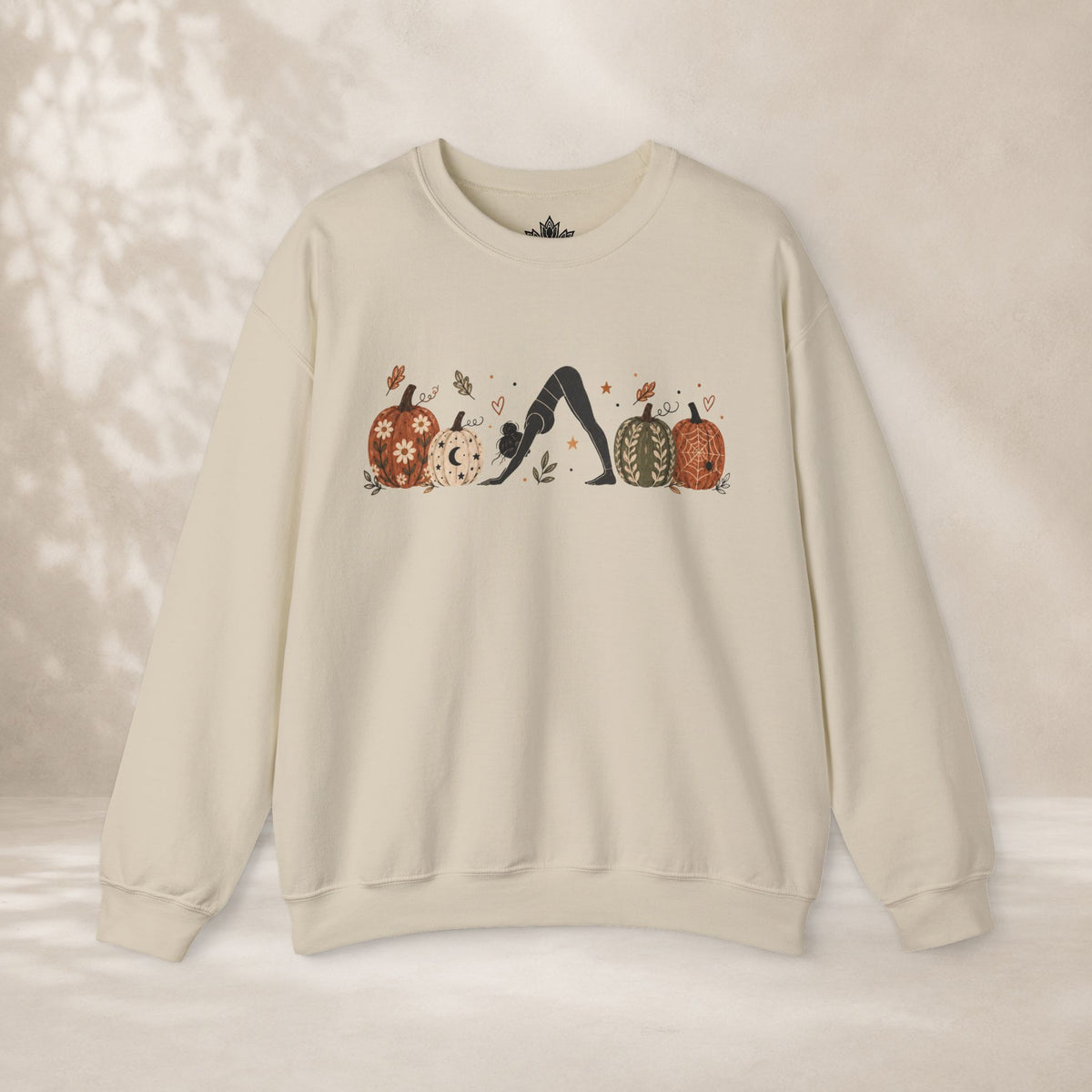 Boho Downward Dog Pumpkin Sweatshirt
