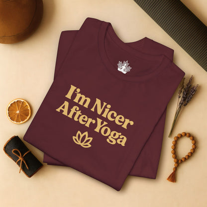I'm Nicer After Yoga – Calm Spirit Tee