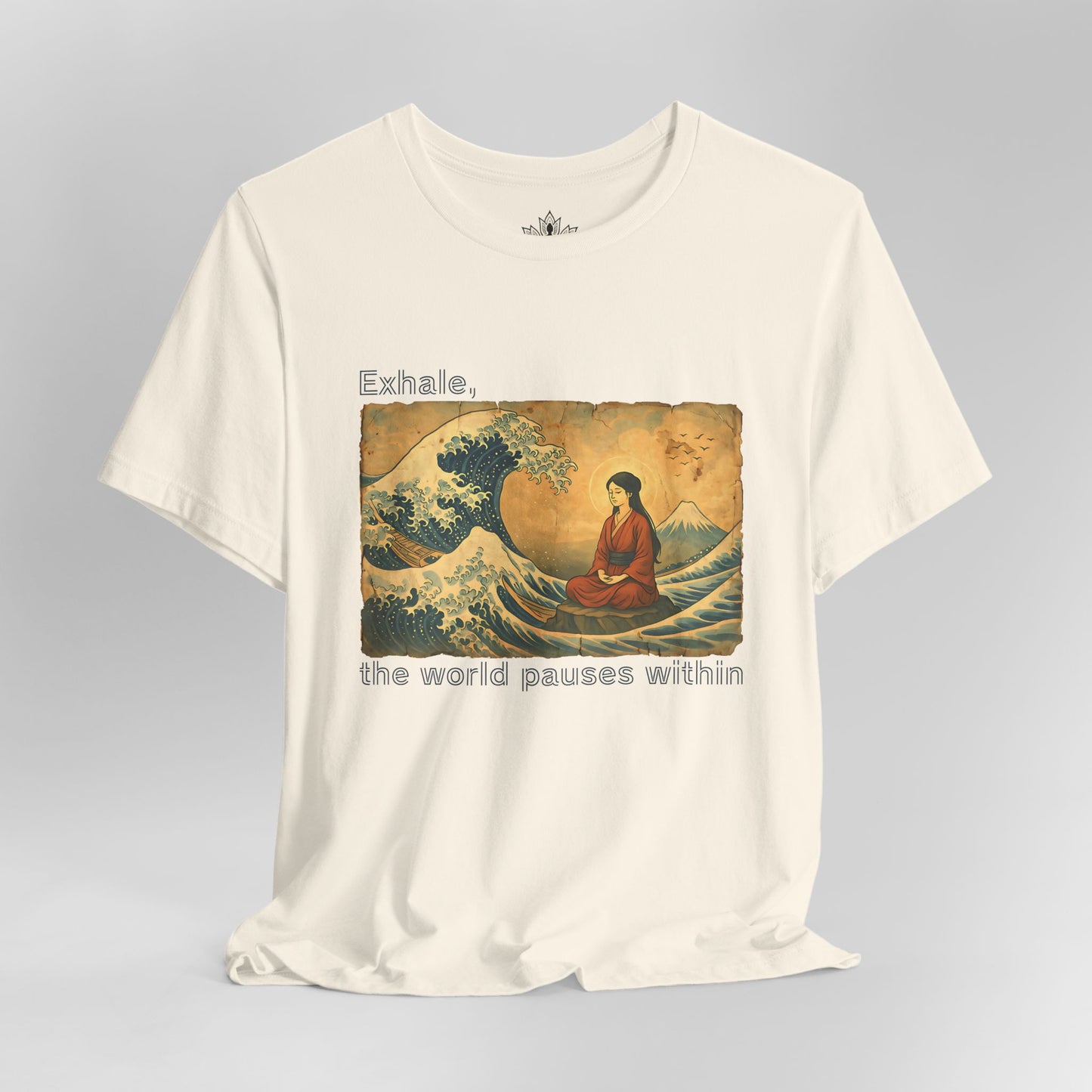 Exhale – Mindful Japanese Wave Men Tee
