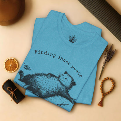 Finding Inner Peace Possum Tee